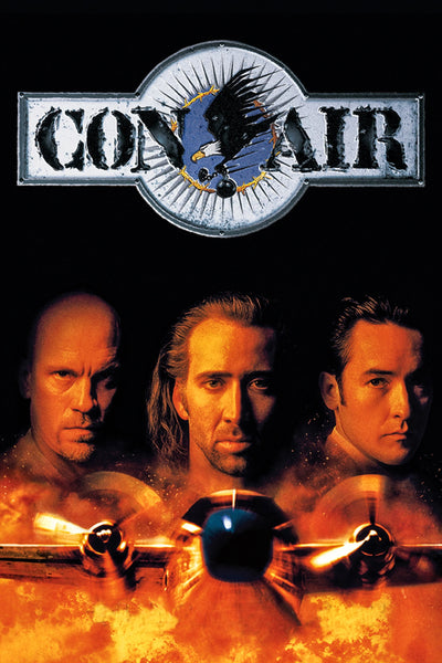 Con Air (1997) Action Poster: Own the High-Flying Thrill - Premium Movie Poster