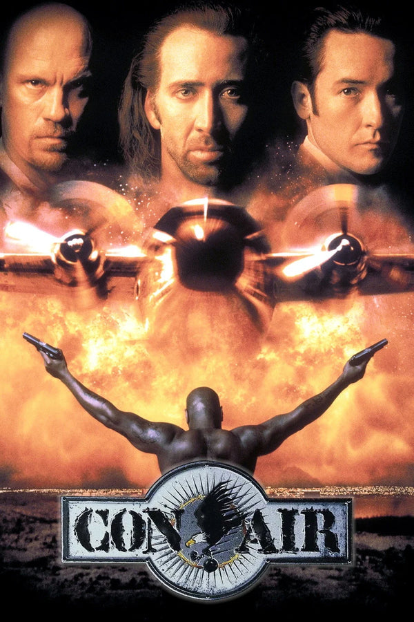 Con Air (1997) Action Poster – Thriller Wall Art - Premium Movie Poster