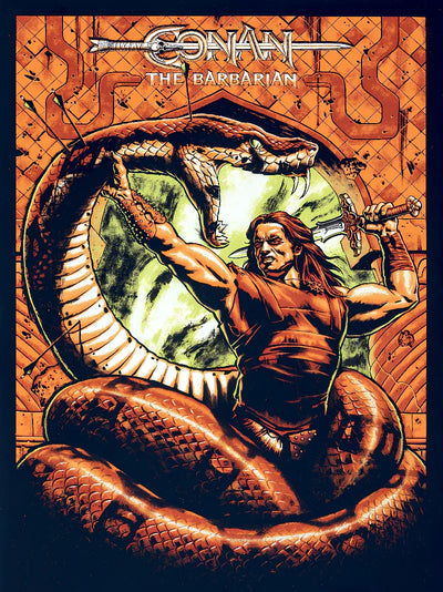 Conan The Barbarian Cinematic Wall Art - Movie Poster Print Movie Poster | Film Wall Art Print