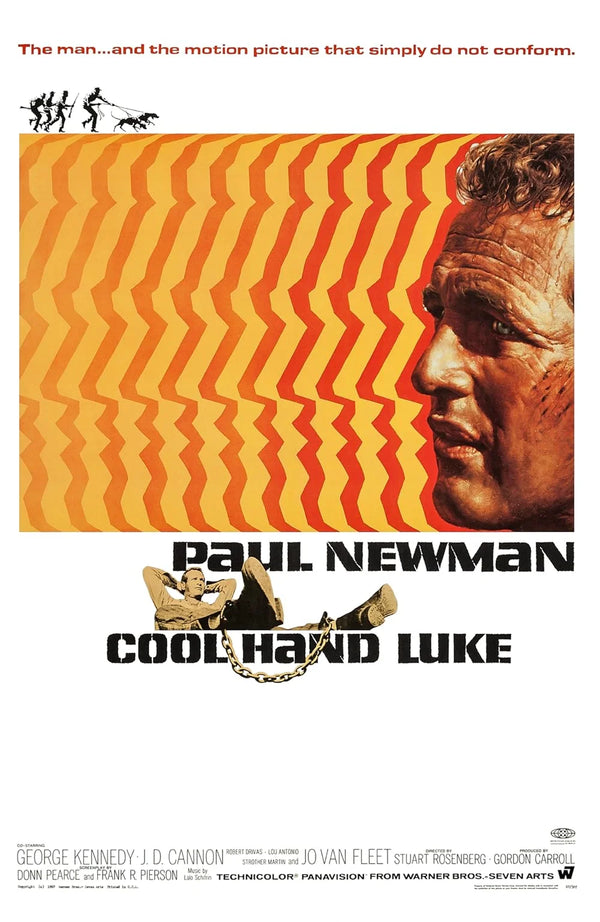 Cool Hand Luke (French) (1967) – Crime Drama Movie Poster Movie Poster | Film Wall Art Print