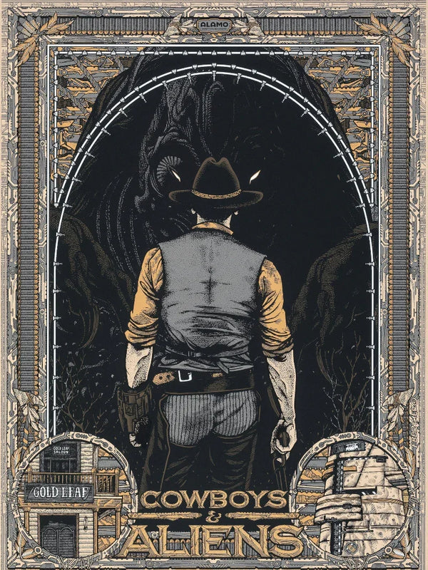 Cowboys & Aliens Wall Art | Movie Poster Print Movie Poster | Film Wall Art Print