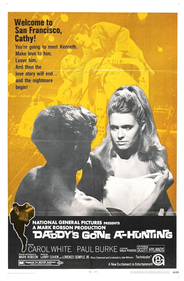Daddy's Gone a Hunting (1969) – Thriller Movie Poster Movie Poster | Film Wall Art Print
