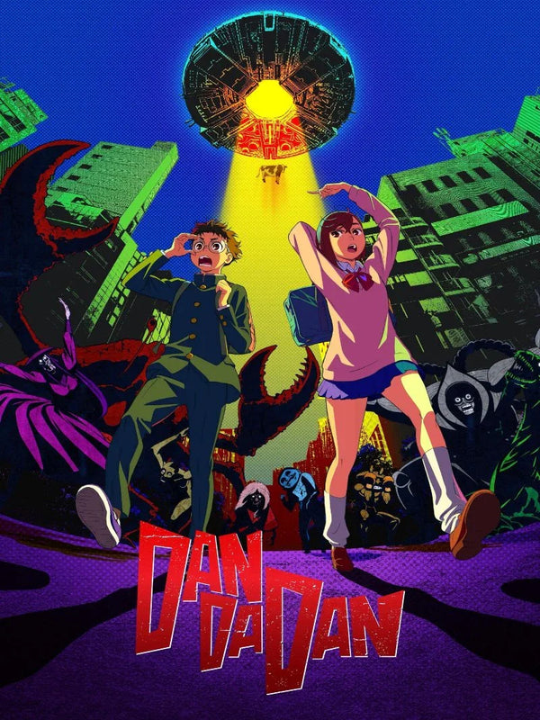Dandadan TV Series Poster - Anime Action Comedy 2024 Movie Poster | Film Wall Art Print