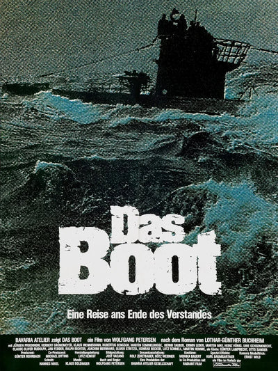 Das Boot Movie Poster - Classic WWII Submarine Film Movie Poster | Film Wall Art Print