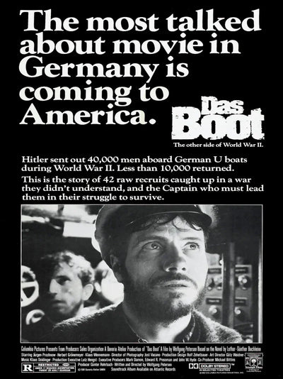 Das Boot Movie Poster - Iconic WWII Submarine Film Art Movie Poster | Film Wall Art Print