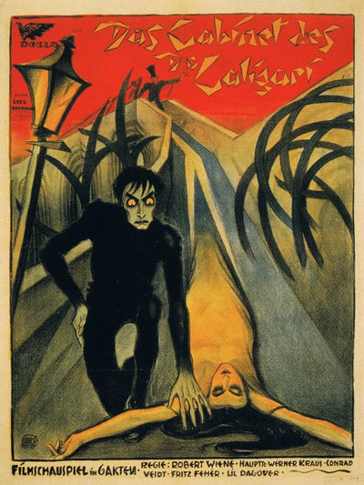 Das Cabinet des Dr. Caligari - Classic German Expressionist Horror Film Poster Movie Poster | Film Wall Art Print
