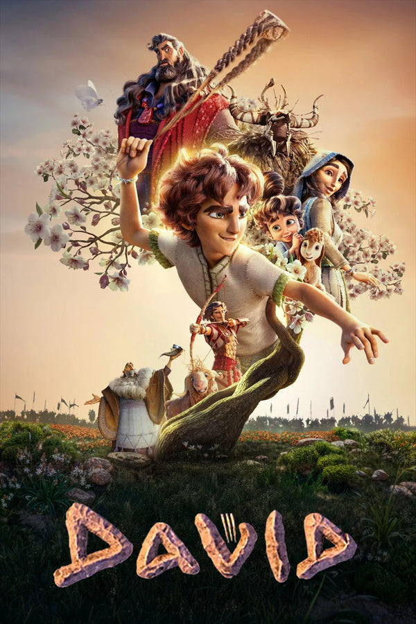 David (2025): Anointed King Poster – Faith & Adventure - Premium Movie Poster
