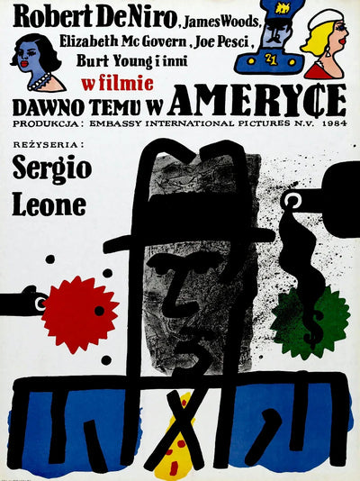 Dawno temu w Ameryce - Plakat Filmowy | Once Upon a Time in America Movie Poster | Film Wall Art Print