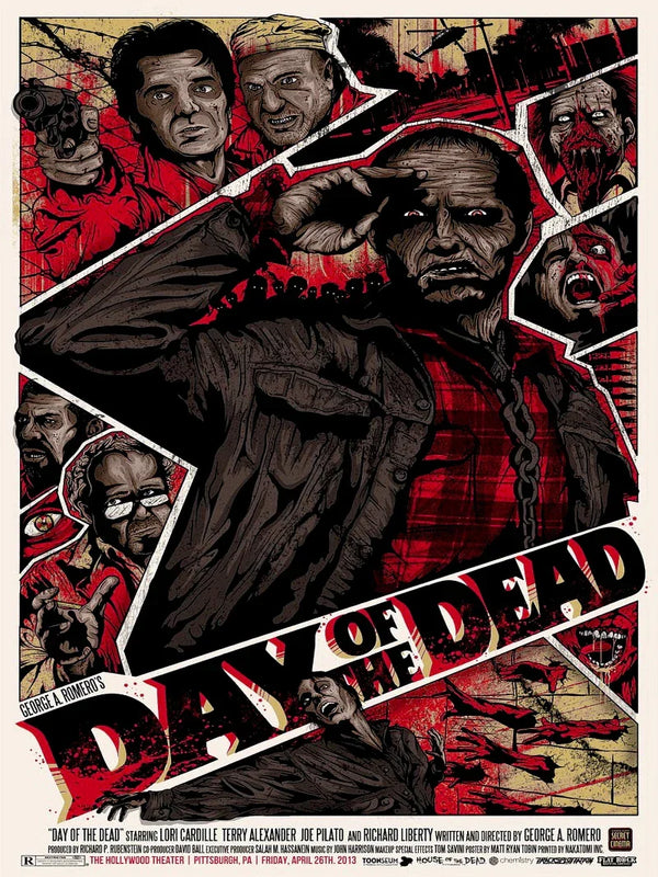 Day of the Dead Movie Poster - Horror Film Art Print Movie Poster | Film Wall Art Print