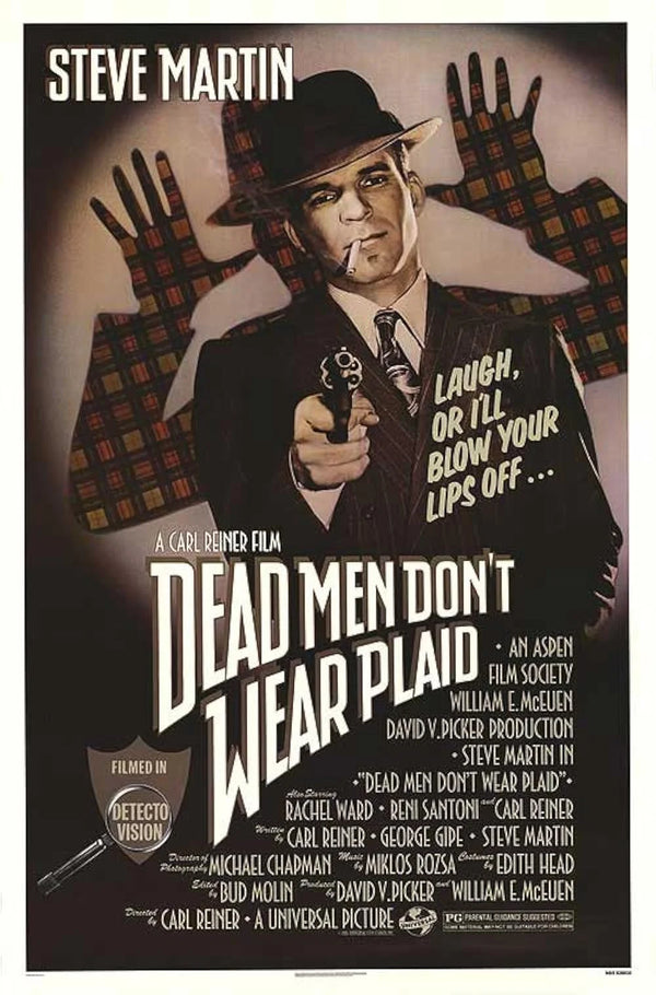 Dead Men Don't Wear Plaid (1982) Comedy Crime Mystery Poster Movie Poster | Film Wall Art Print