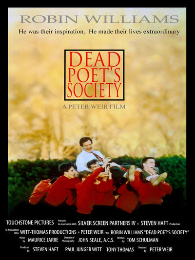 Dead Poets Society Movie Poster - Classic Drama Film Art Movie Poster | Film Wall Art Print
