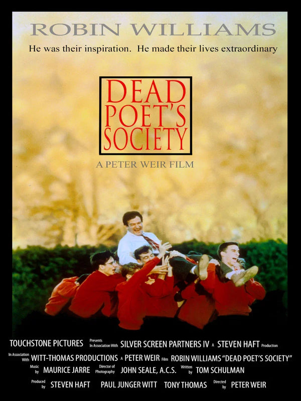 Dead Poets Society Movie Poster - Classic Drama Film Art Movie Poster | Film Wall Art Print