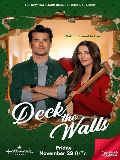 Deck The Walls Movie Poster - Holiday Comedy Film Art Movie Poster | Film Wall Art Print