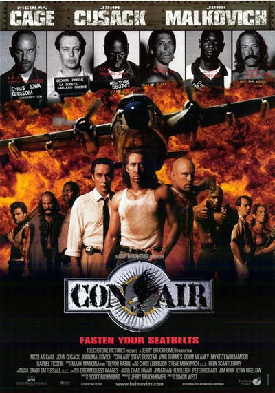 Defy Gravity with Con Air (1997) Action Poster - Premium Movie Poster