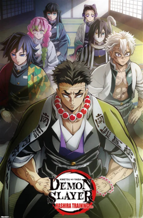 Demon Slayer Hashira Training: Master the Art of Demon Slashing Movie Poster | Film Wall Art Print