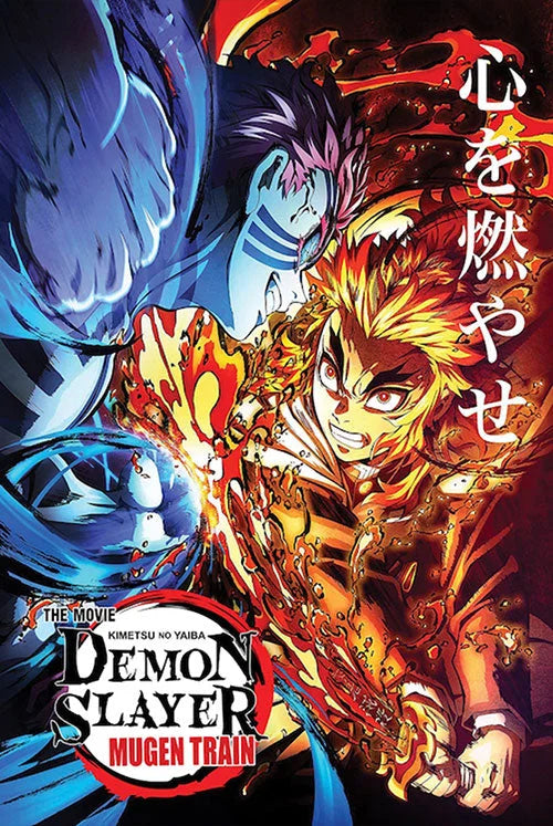 Demon Slayer: Mugen Train Podcast Episode Review Movie Poster | Film Wall Art Print