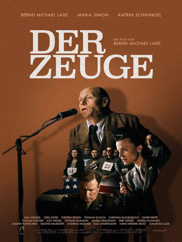 Der Zeuge Movie Poster - German Film Art Print Movie Poster | Film Wall Art Print