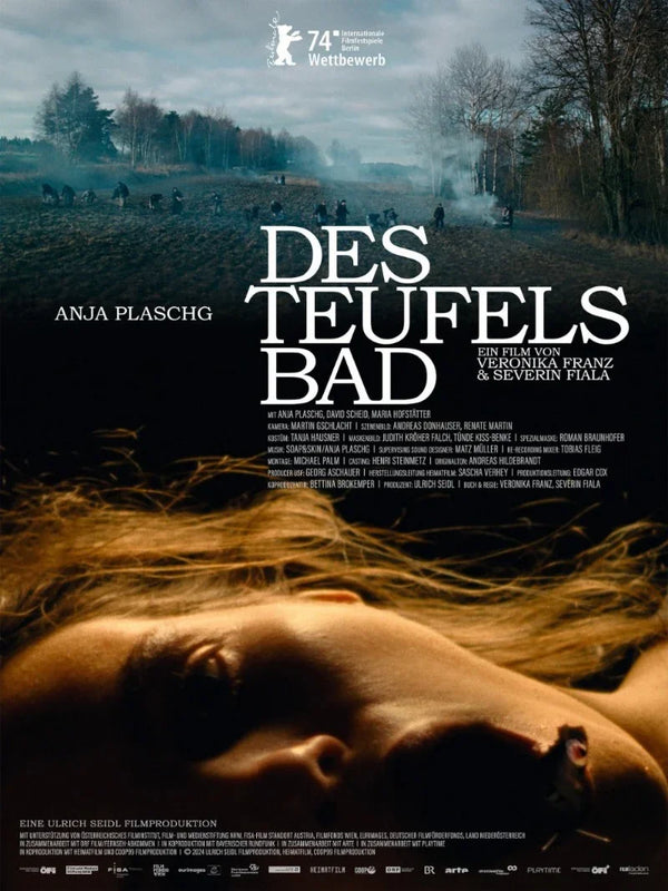 Des Teufels Bad Movie Poster - Austrian Horror Film Art Movie Poster | Film Wall Art Print