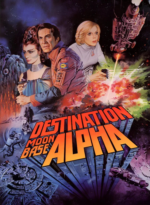 Destination Moonbase-Alpha Movie Poster - Classic Sci-Fi Art Print Movie Poster | Film Wall Art Print