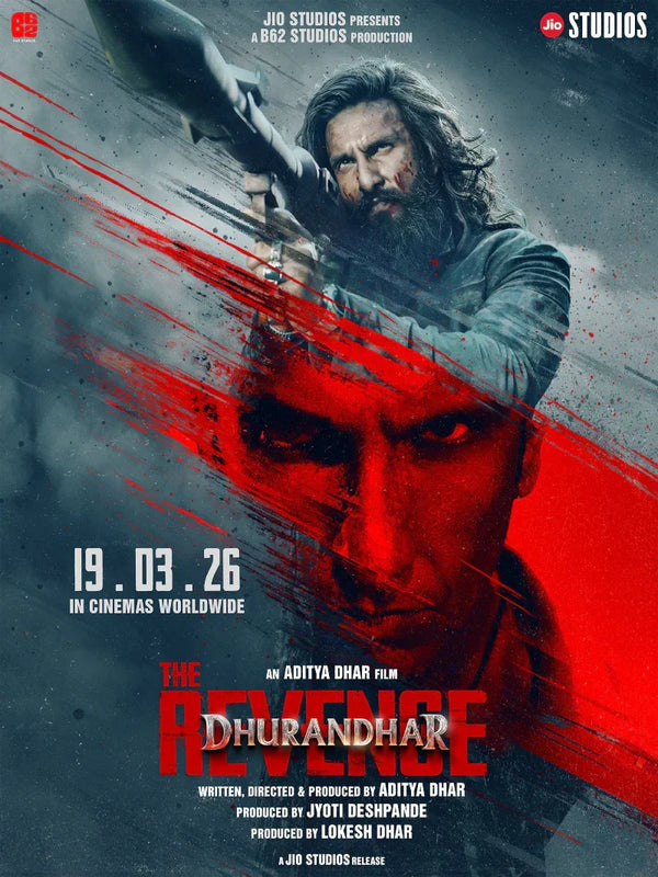 Dhurandhar The Revenge Movie Poster - Official Artwork & Design Movie Poster | Film Wall Art Print
