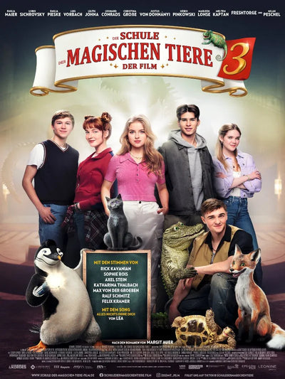 Die Schule der Magischen Tiere Movie Poster - Fantasy Adventure Movie Poster | Film Wall Art Print