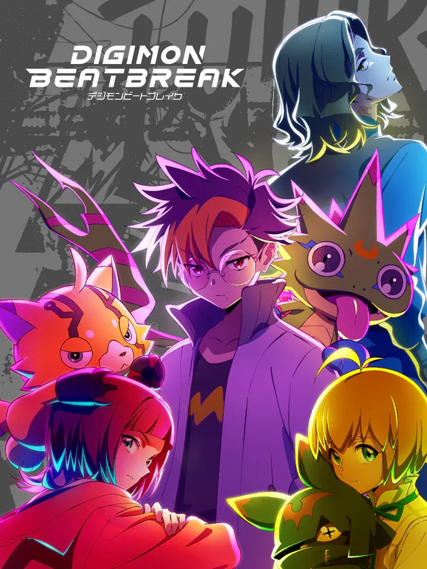 Digimon Beatbreak TV Series Poster - Official Artwork Movie Poster | Film Wall Art Print