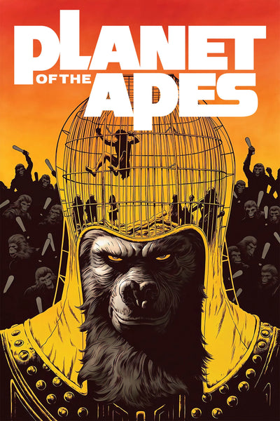 Discover 1968's Sci-Fi Epic: Planet of the Apes Wall Art - Premium Movie Poster