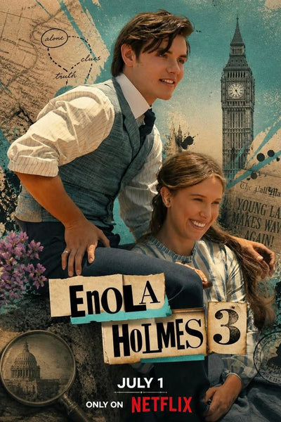 Discover Enola Holmes 3 (2026) in Stunning Wall Art - Premium Movie Poster