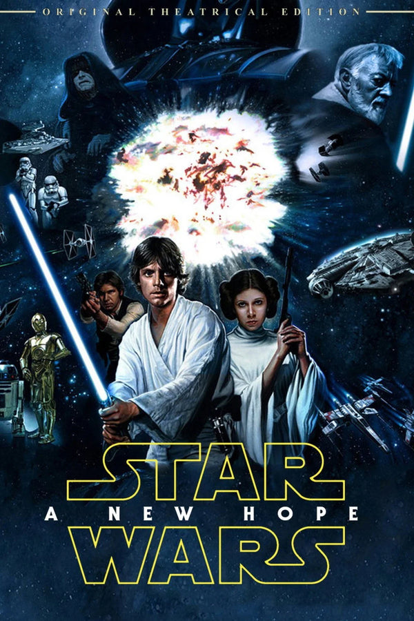 Discover Star Wars (1977)'s Galaxy on Your Wall - Premium Movie Poster