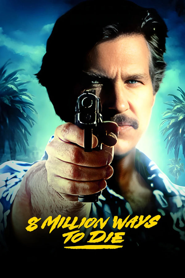 Discover the Noir Charm of 8 Million Ways to Die (1986) Wall Art - Premium Movie Poster