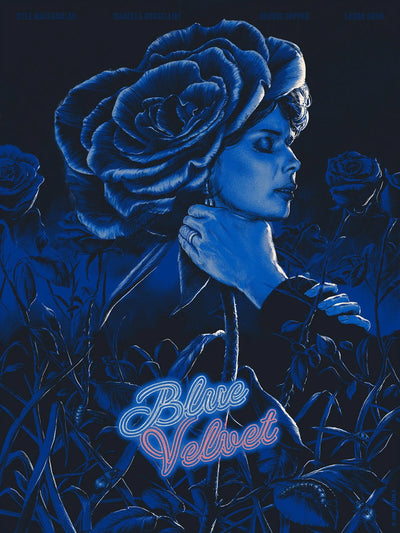 Dive into Blue Velvet's Dark Allure (1986) – Premium Wall Art - Premium Movie Poster