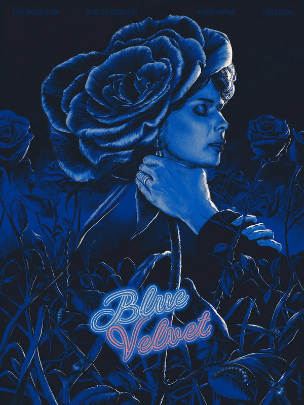 Dive into Blue Velvet's Dark Allure (1986) – Premium Wall Art - Premium Movie Poster