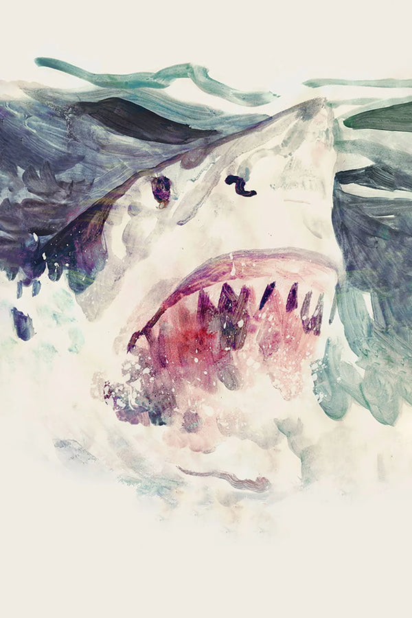 Dive into Jaws (1975)'s Iconic Terror – Premium Wall Art - Premium Movie Poster