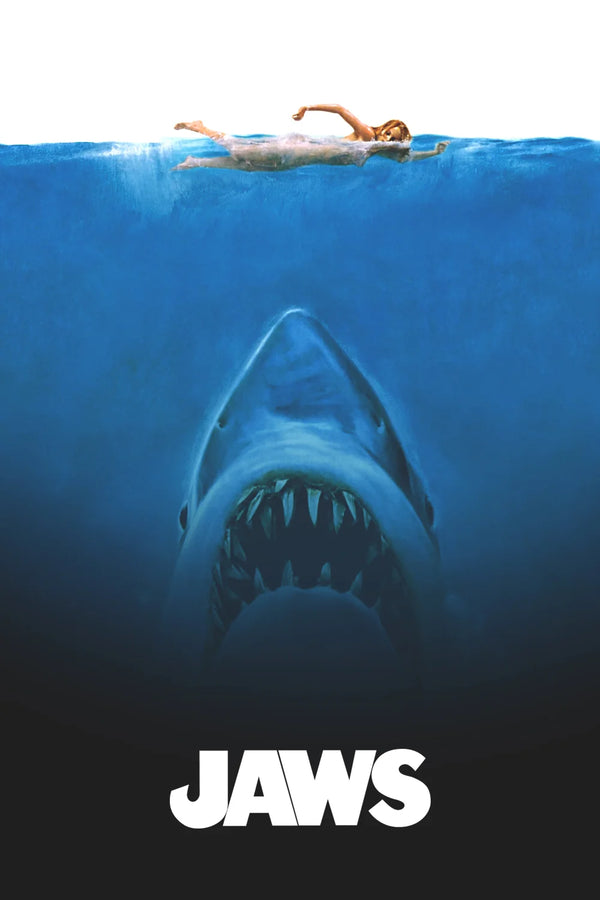 Dive into Jaws (1975) Terror – Iconic Wall Art - Premium Movie Poster