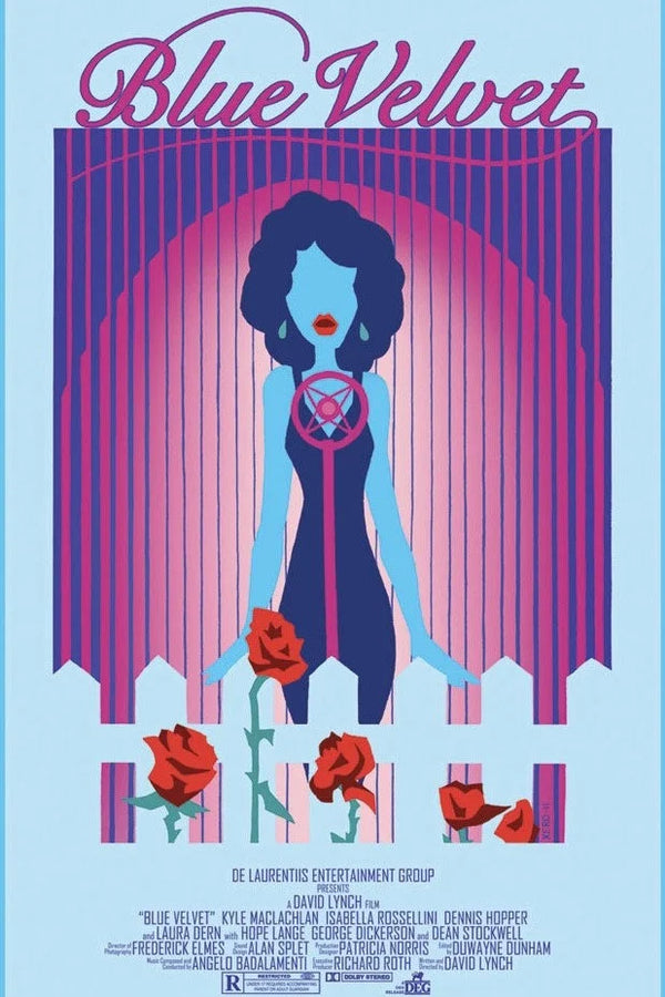 Dive into the Enigmatic World of Blue Velvet (1986) Premium Poster - Premium Movie Poster