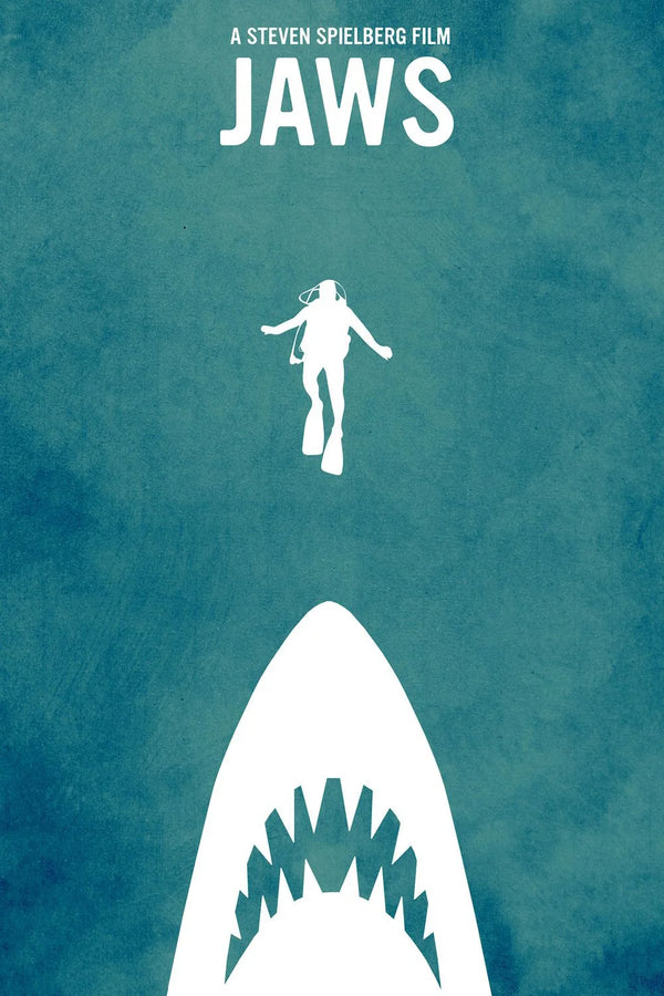 Dive into the Terror of Jaws (1975) – Iconic Wall Art - Premium Movie Poster