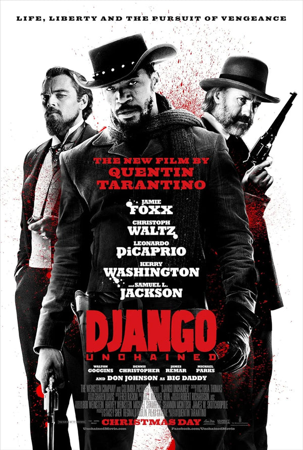 Django Unchained Movie Poster - Quentin Tarantino Western Movie Poster | Film Wall Art Print