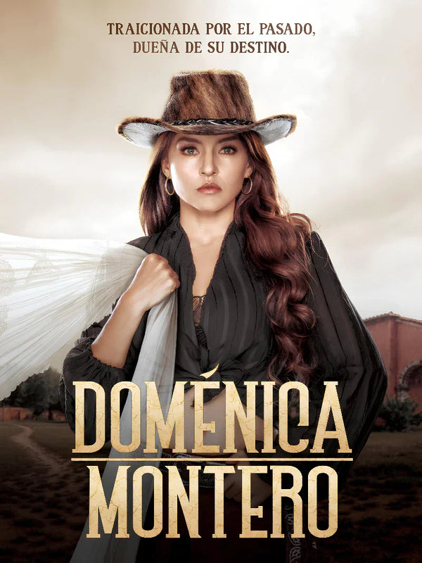 Domenica Montero Movie Poster - Classic Mexican Telenovela Movie Poster | Film Wall Art Print