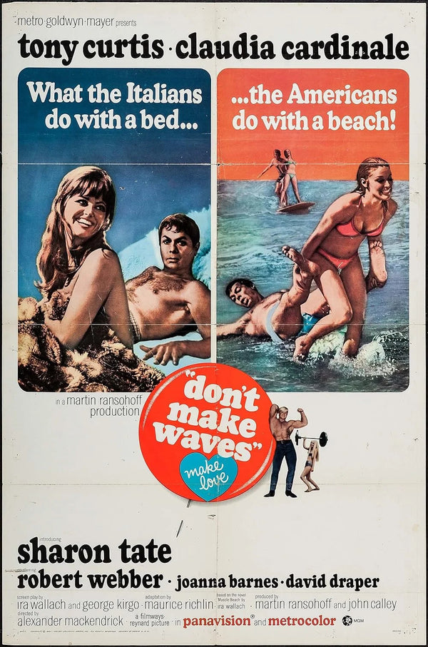 Don't Make Waves (1967) - Classic Comedy Movie Poster Movie Poster | Film Wall Art Print
