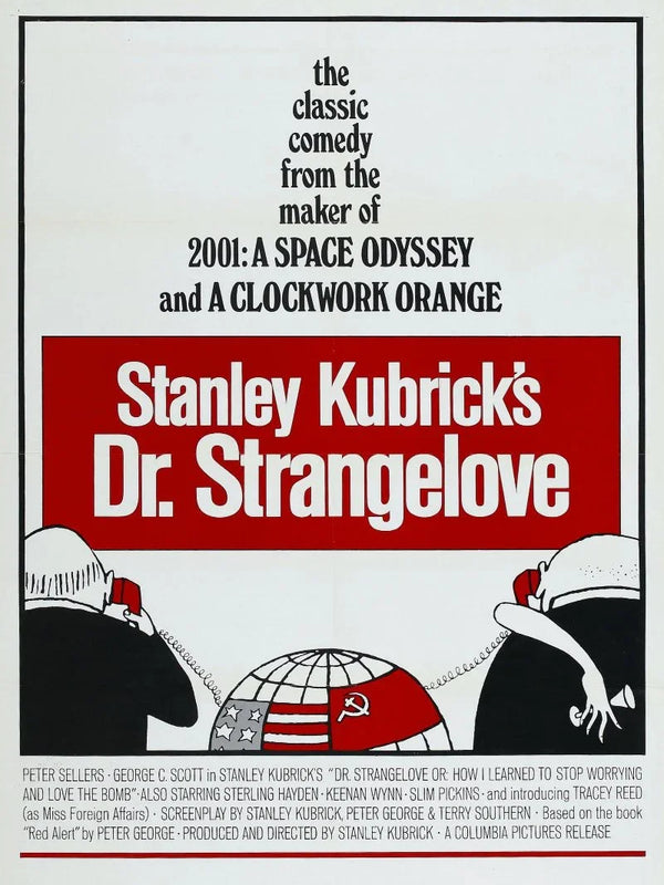 Dr. Strangelove Movie Poster - Stanley Kubrick Classic Film Art Movie Poster | Film Wall Art Print