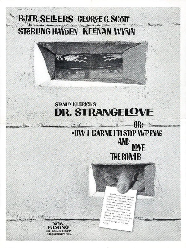 Dr. Strangelove Movie Poster - Classic Kubrick Film Art Movie Poster | Film Wall Art Print
