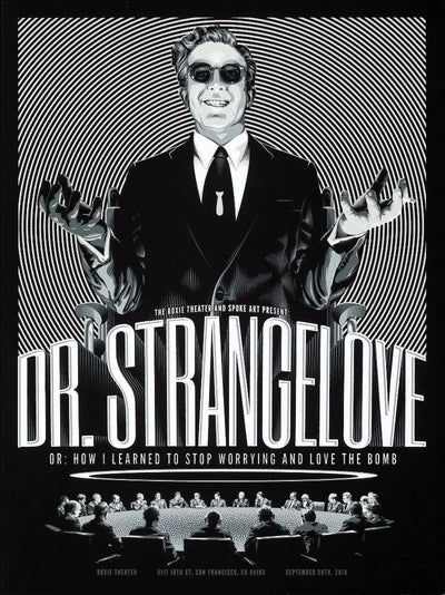 Dr. Strangelove{ Movie Poster | Film Wall Art Print