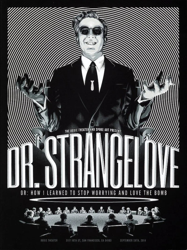 Dr. Strangelove{ Movie Poster | Film Wall Art Print