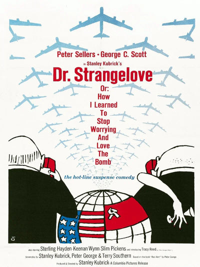Dr. Strangelove Movie Poster - Stanley Kubrick Classic Movie Poster | Film Wall Art Print