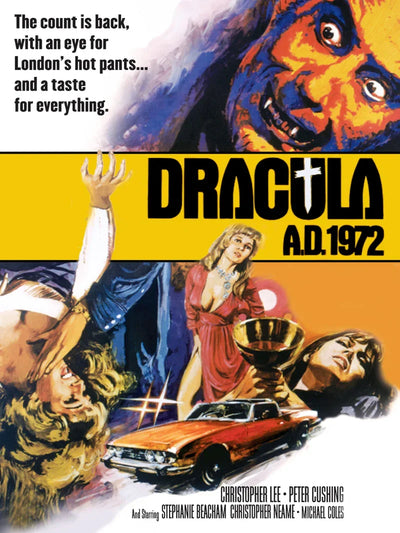 Dracula A.D. 1972 Movie Poster - Classic Hammer Horror Film Movie Poster | Film Wall Art Print