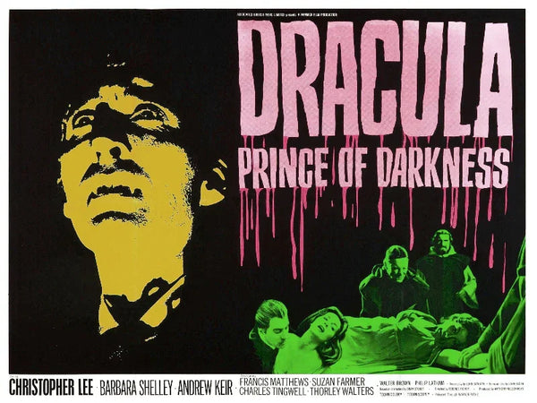 Dracula Prince of Darkness Movie Poster - Classic Horror Art Movie Poster | Film Wall Art Print