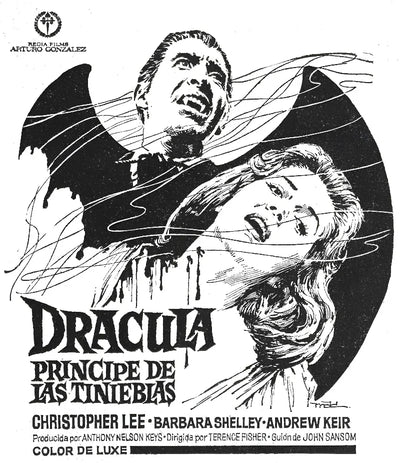Dracula Príncipe de las Tinieblas - Poster Oficial Movie Poster | Film Wall Art Print