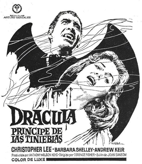 Dracula Príncipe de las Tinieblas - Poster Oficial Movie Poster | Film Wall Art Print
