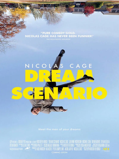 Dream Scenario Movie Poster - Nicolas Cage Horror Comedy Film Art Movie Poster | Film Wall Art Print