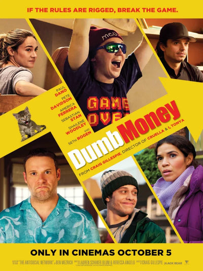 Dumb Money Movie Poster - GameStop Short Squeeze Drama Movie Poster | Film Wall Art Print